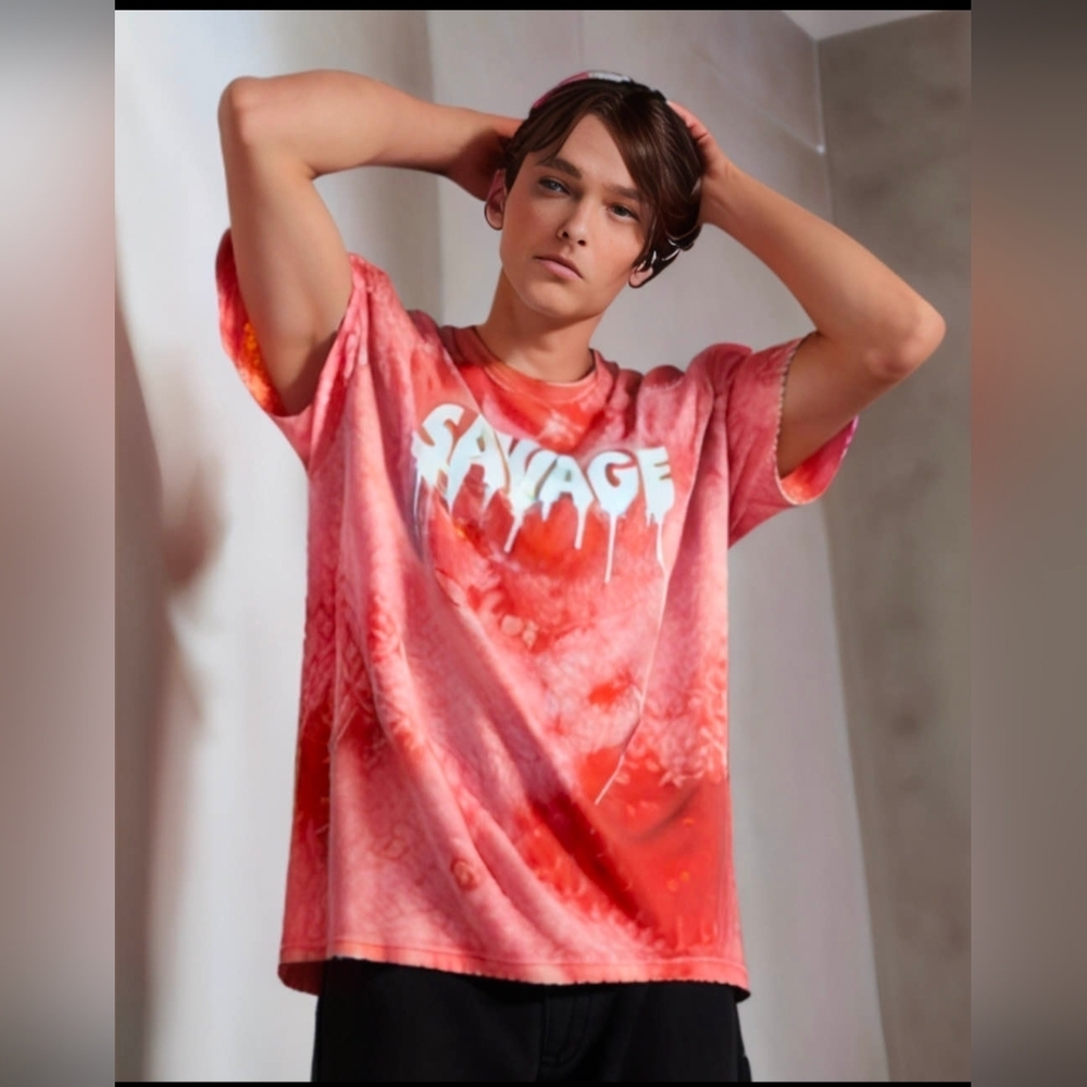 POPULAR poison savage vintage tye die tee size medium